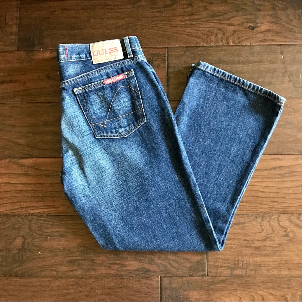 NWT! Guess Straight Leg Crop Jean